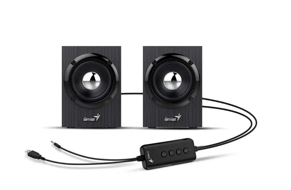 Genius, SP-HF385BT Bluetooth Speaker Black Gray