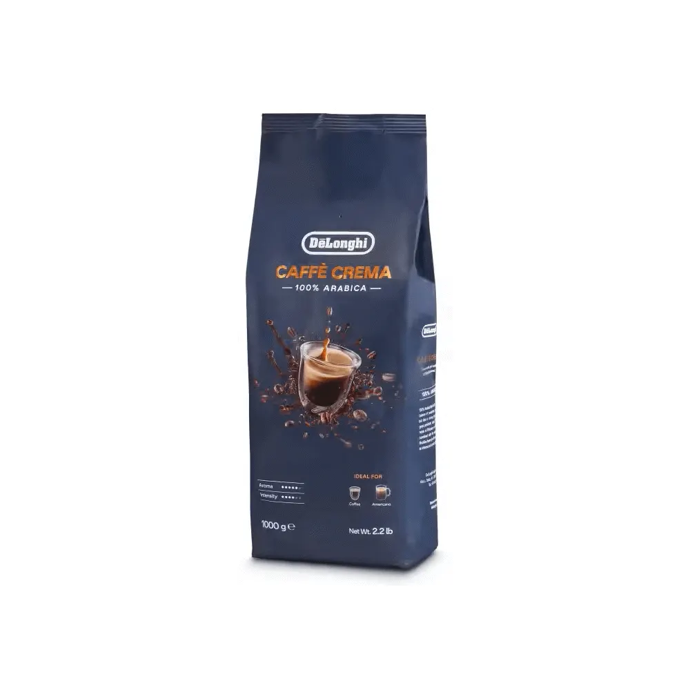 ყავის მარცვლები DeLonghi DLSC618 Caffè Crema, 1Kg, Coffee Beans