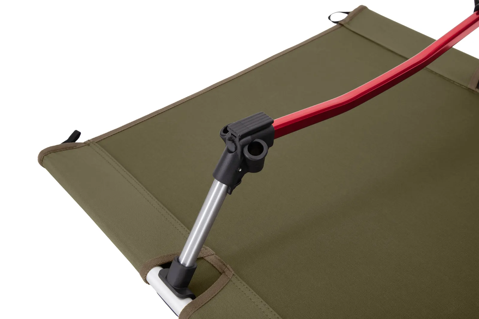 საკემპინგე აღჭურვილობა 2E Folding bed FB Lite with height adjustment, 190x66x18-38cm, 3kg, green