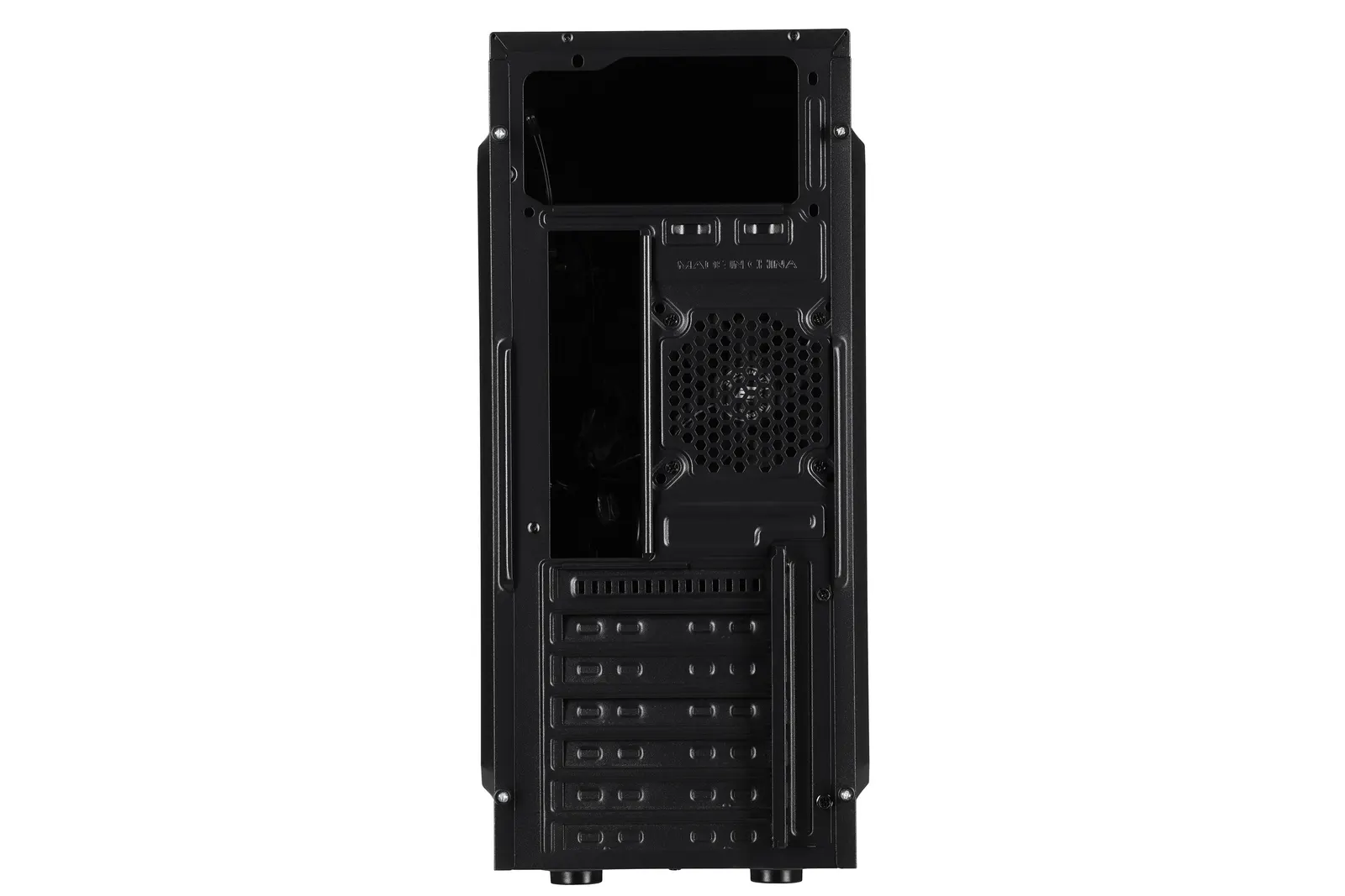 ქეისი 2E PC case Alfa E130 without PSU, 2xUSB3.0, 1xUSB2.0, 1x80mm, VGA 320mm, ATX, black