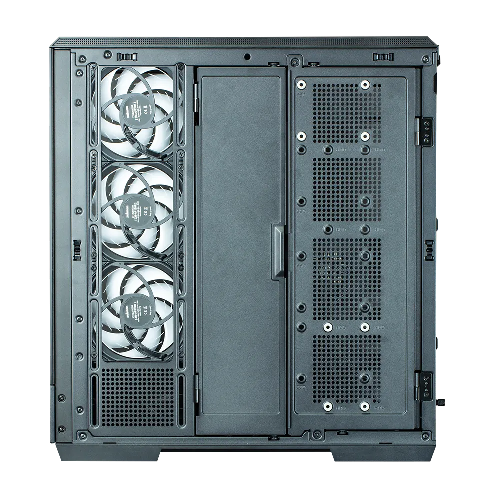 ქეისი Zalman PC case P50 DS without PSU, 2xUSB3.0, 1xUSBType-C, 4x120mm ARGB, VGA 435mm, LCS ready, TG Side Panel, ATX, black