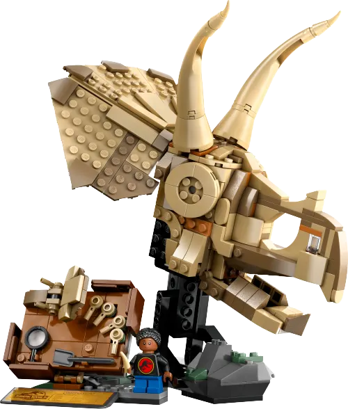 კონსტრუქტორი LEGO Jurassic World Dinosaur Fossils: Triceratops Skull 76969