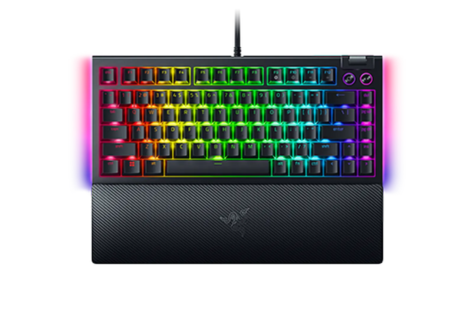 კლავიატურა Razer Keyboard BlackWidow V4 75% RGB 83key Mechanical Tactile Switch GEN-3 USB EN, black