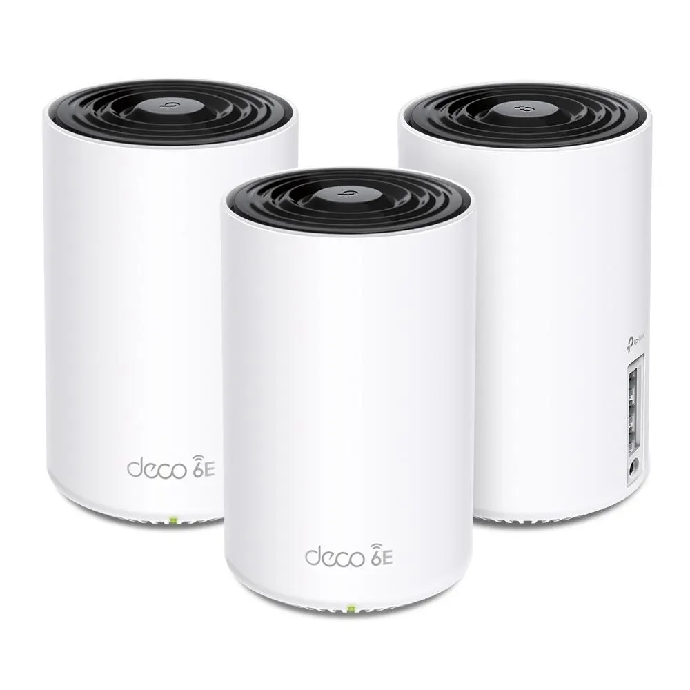 Mesh სისტემა TP-Link, Deco XE75(3-pack), AXE5400 Whole Home Mesh Wi-Fi 6E System