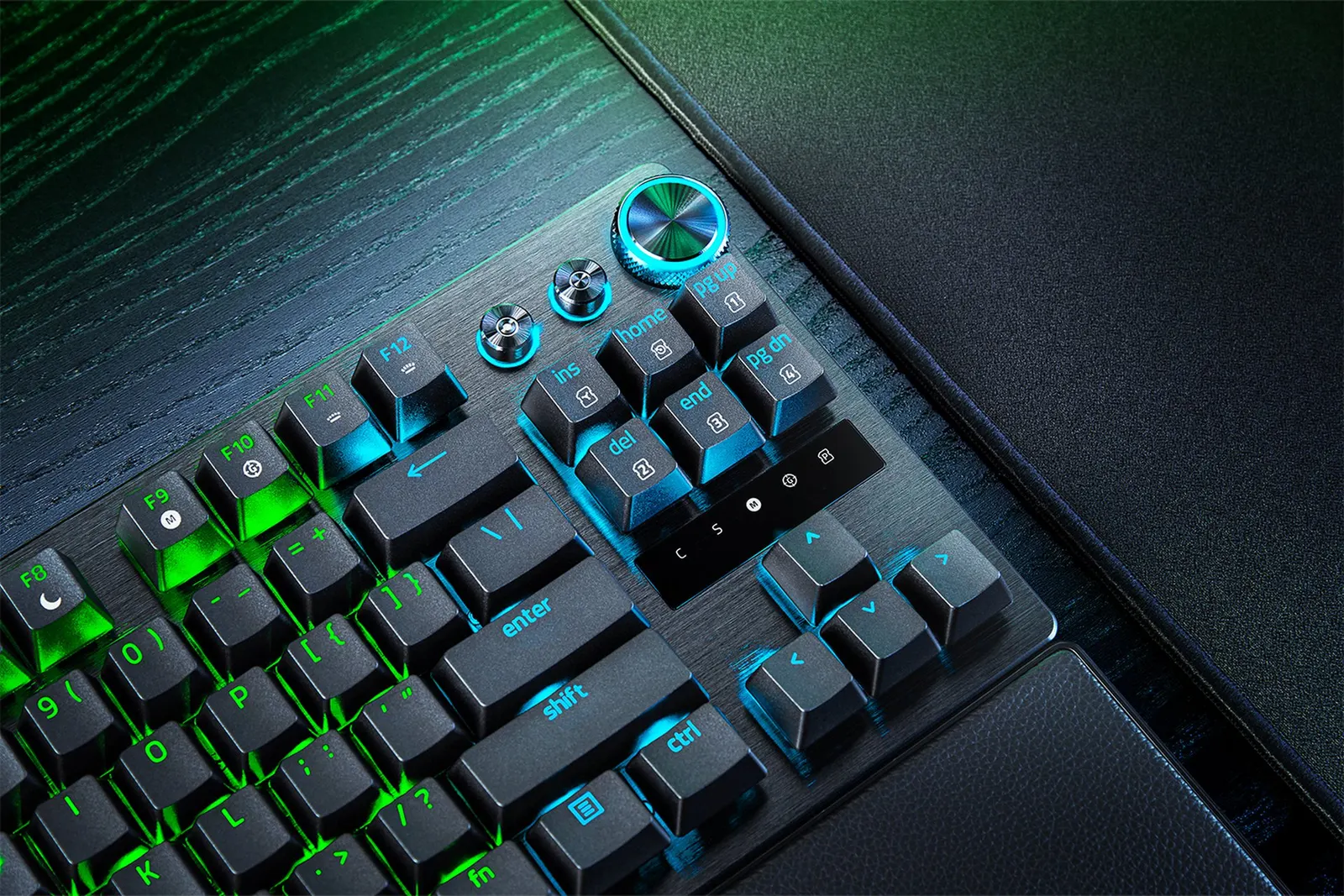 კლავიატურა Razer Keyboard Huntsman V3 Pro TKL RGB 84key Analog Optical Switches USB-A EN, black