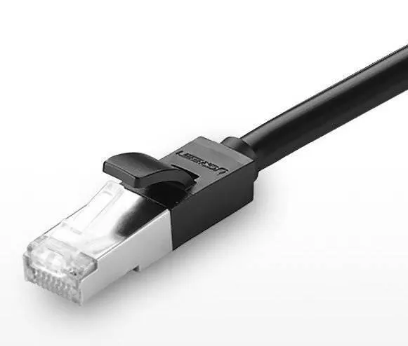 კონექტორი NW112, UGREEN, CAT6 Extension LAN Cable, 5m, Black.