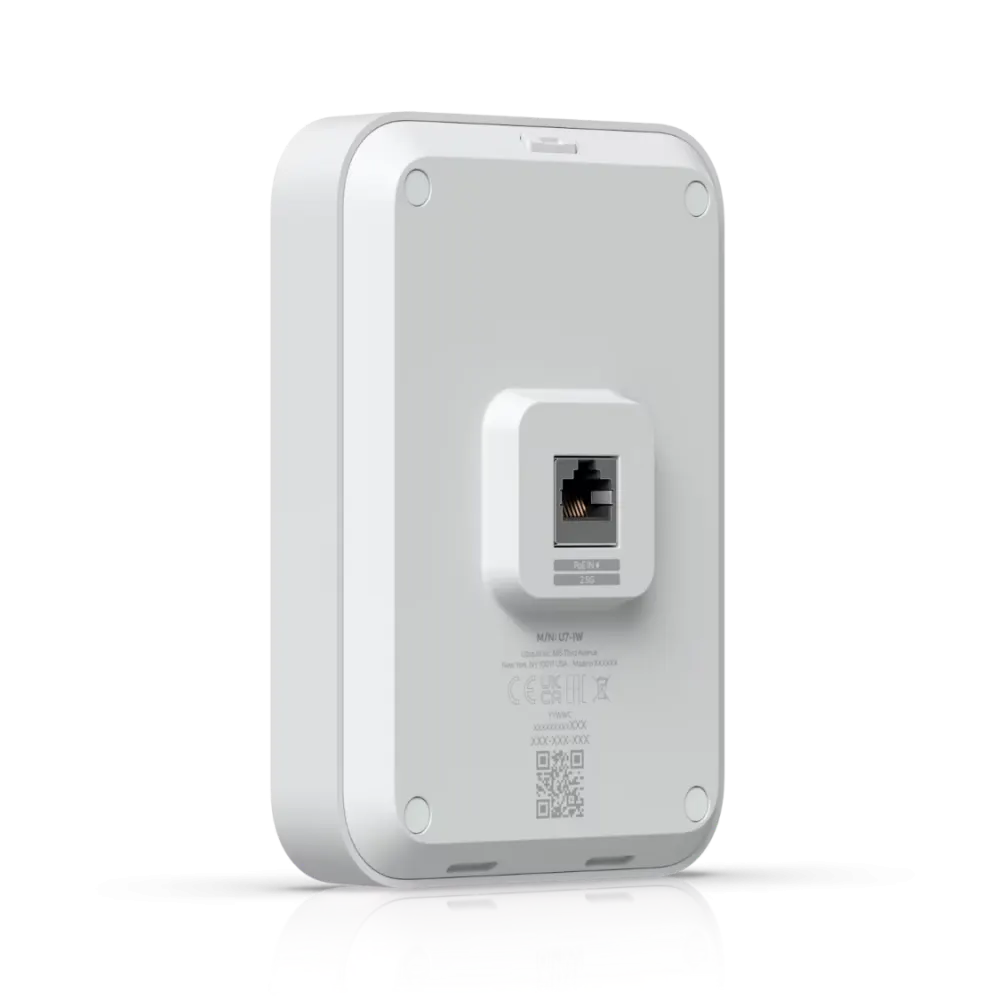 UniFi U7 In-Wall, Ubiquiti, PoE ადაპტერის გარეშე, U7-IW