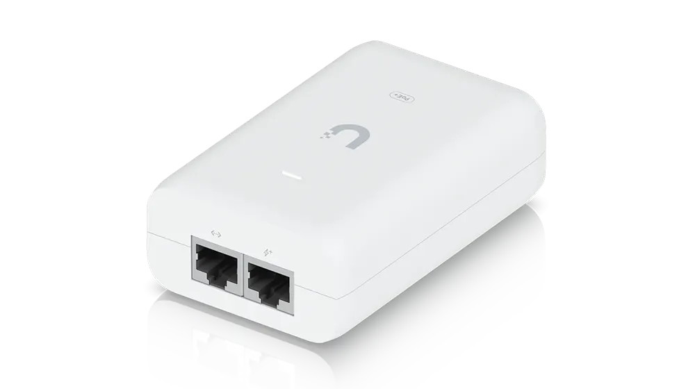 PoE ადაპტერი, U-POE+, at, 30W, GbE, Ubiquiti U-POE-at-EU