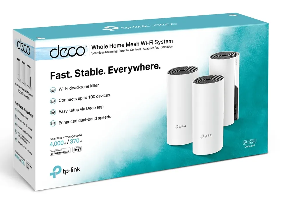 Mesh სისტემა TP-Link Deco M4 V1 (3-pack)