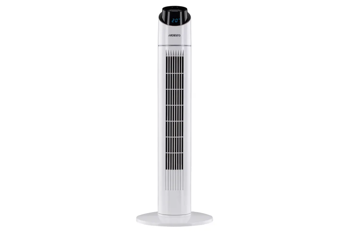 ვენტილატორი ARDESTO Column fan, 90cm, 50W, remote control, display, black and white