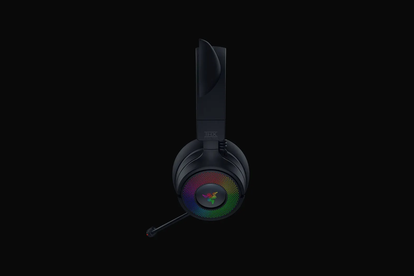 ყურსასმენი Razer Headset Kraken Kitty V3 Pro, USB/BT/WL, black