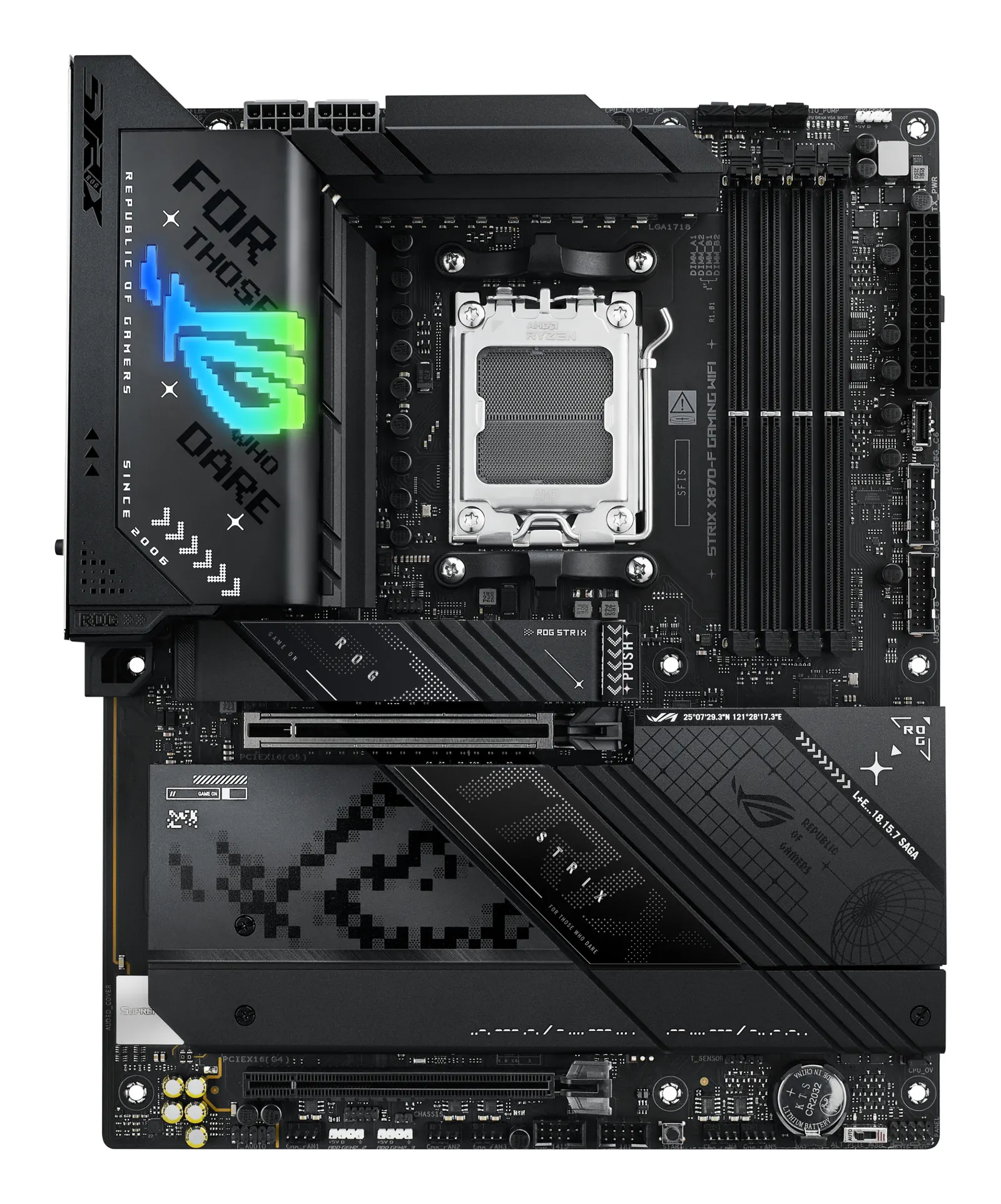 ASUS Motherboard ROG STRIX X870-F GAMING WIFI sAM5 X870 4xDDR5 M.2 HDMI DP WiFi BT ATX