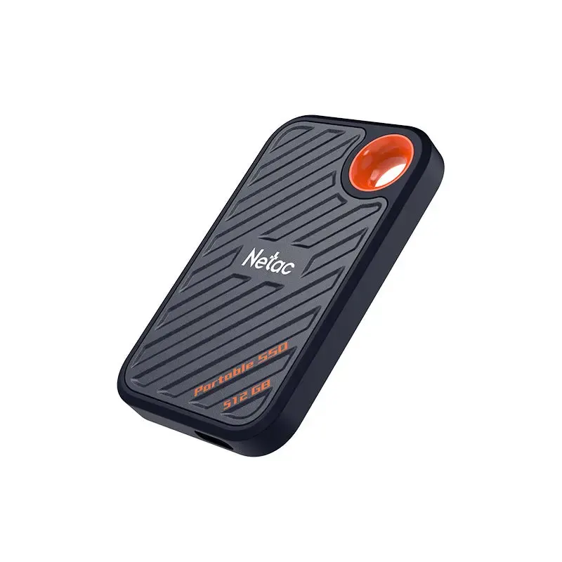 NETAC, ZX20, External SSD, 512G,USB 3.2 Gen 2 ,R/W up to 2000MB/1800MB/s,USB C to A cable,20Gbps Type C c.