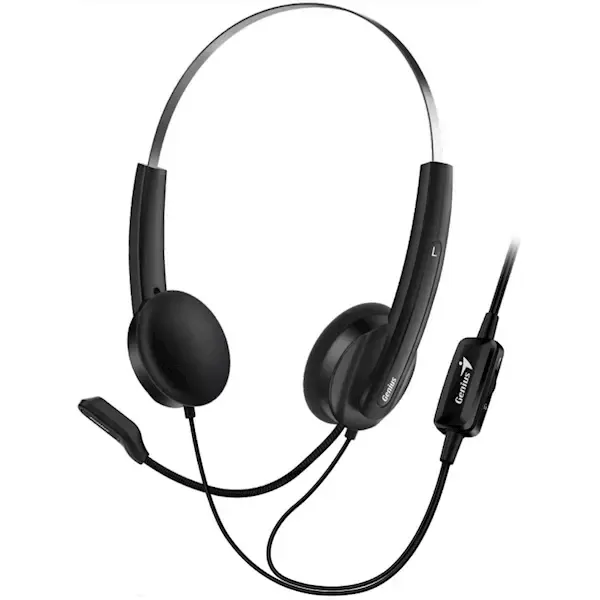 Genius, HS-220U USB Headset Black