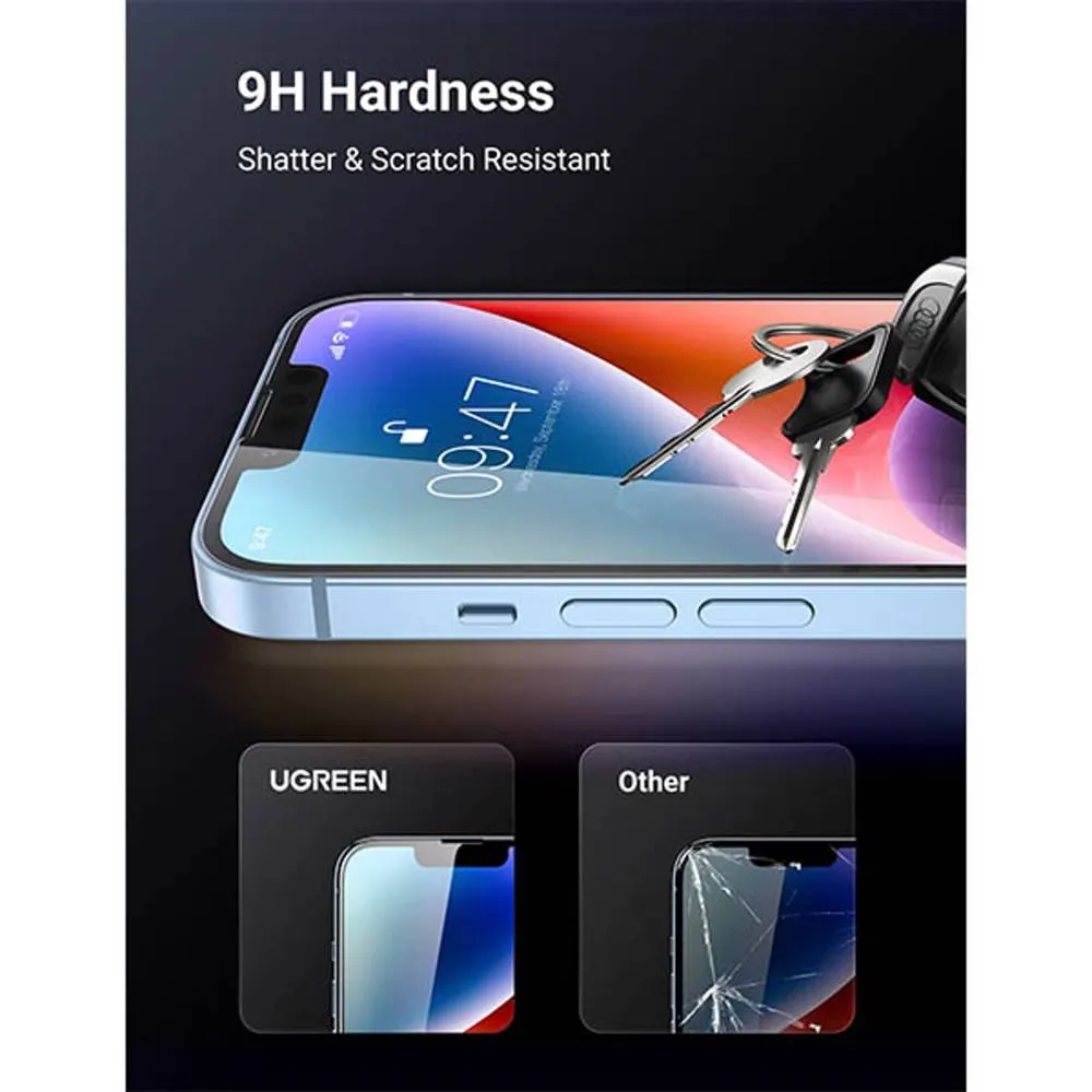 ეკრანის დამცავი UGREEN SP195 (80969), iPhone 14 Plus/13 Pro Max, Screen Protector with Installation Frame