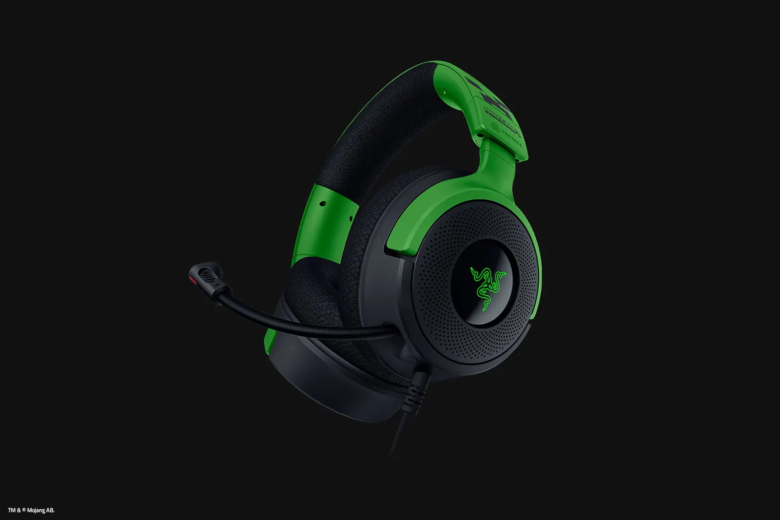 Razer Headset Kraken V4 X, 7.1, USB-A, 1.8m, RGB, Minecraft Ed