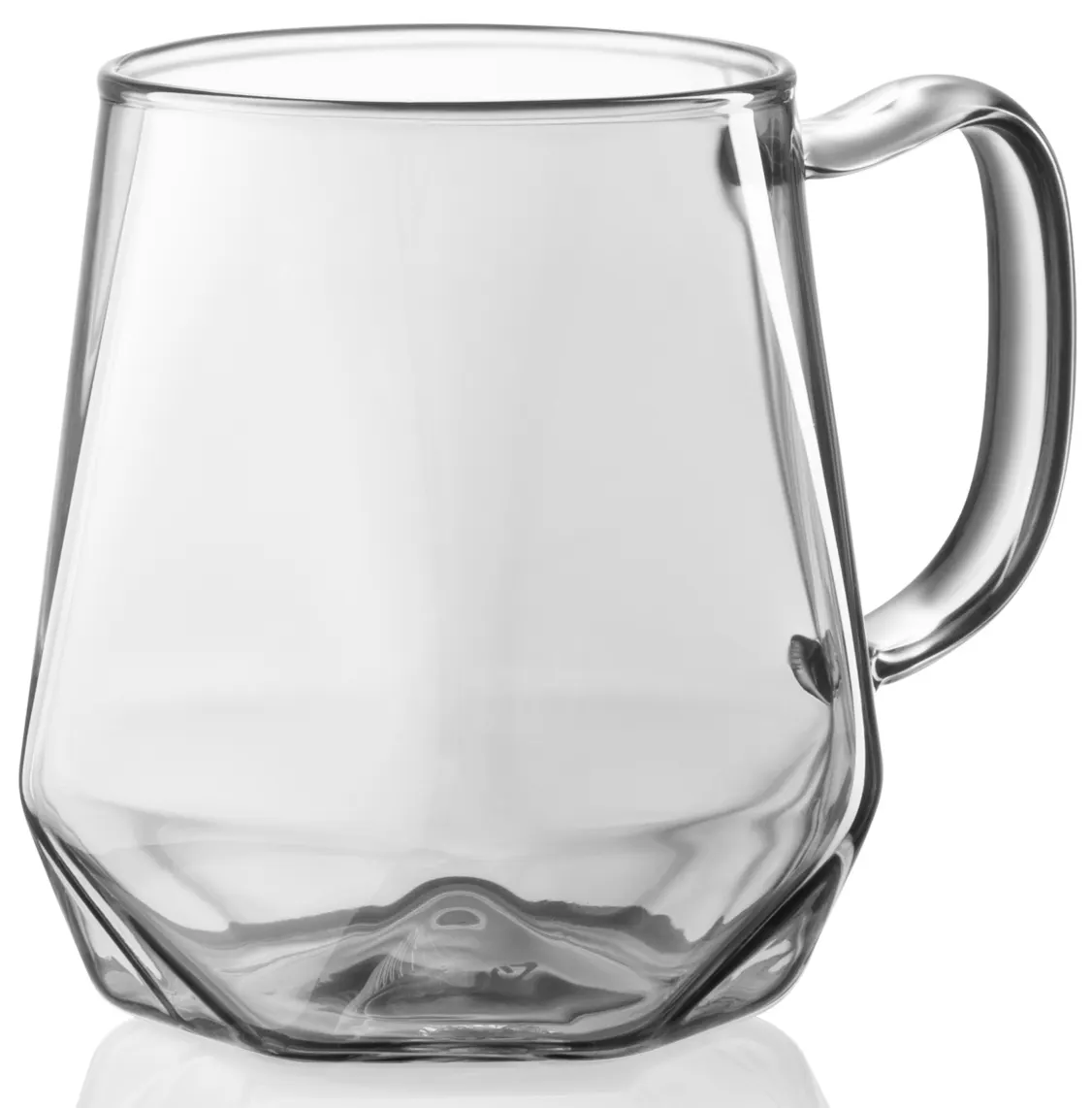 Ardesto Set of cups Graphite, 300ml, 2pcs, borosilicate glass, gray
