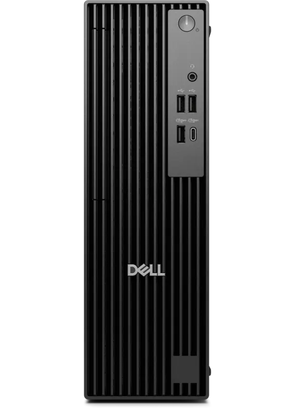 DELL, Pro Slim QCS1250, Desktop PC, Core i3-14100 / 16GB DDR5 / 512GB SSD / Intel UHD 730 / Ubuntu, Black
