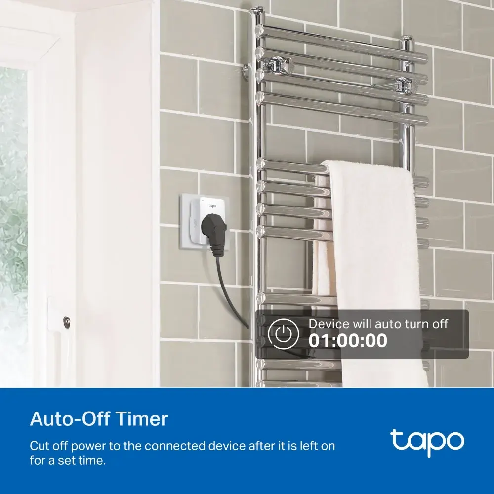 ჭკვიანი შტეფსელი TP-LNK Tapo P100 UK (10A) Smart Plug