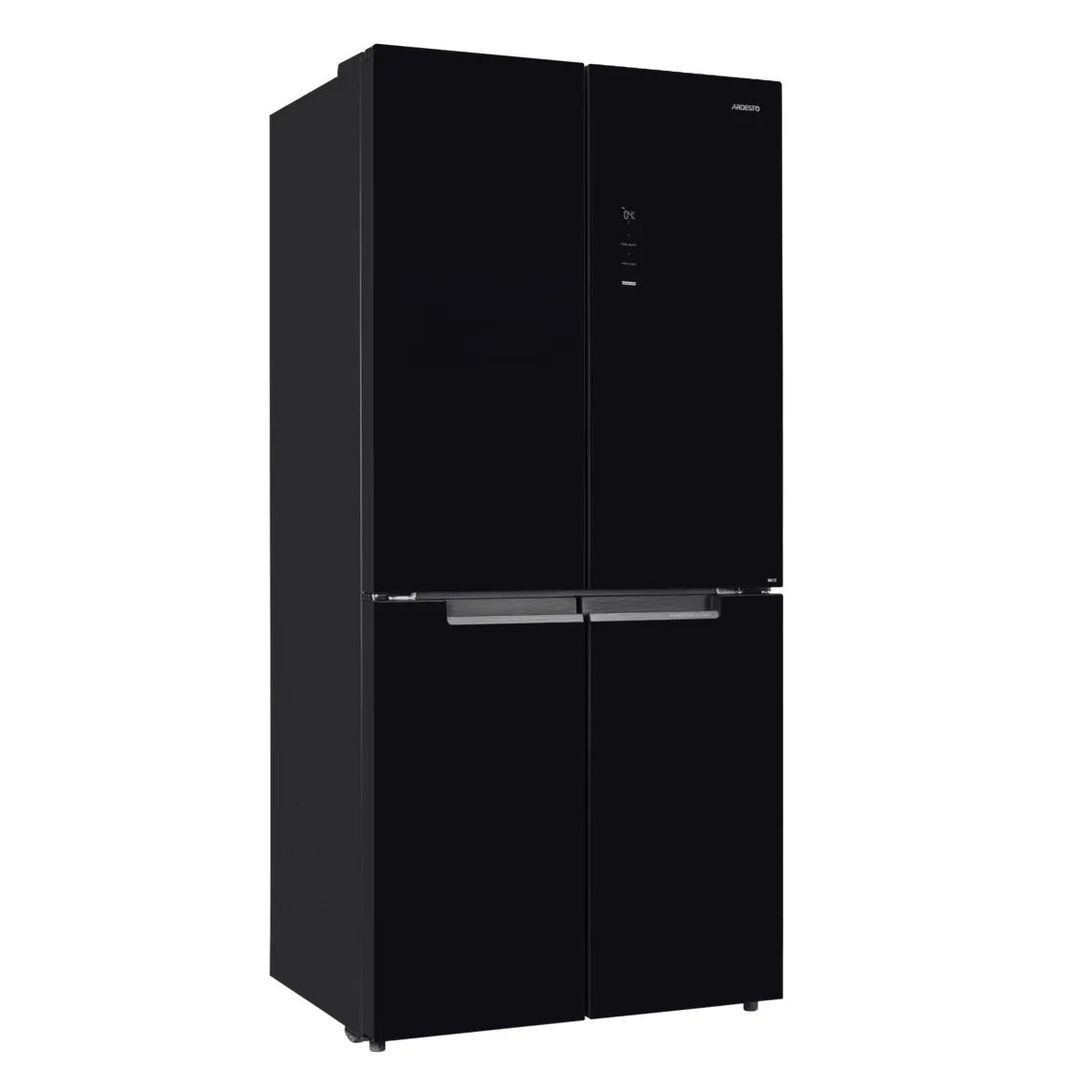 მაცივარი Refrigerator ARDESTO multi-door, 177.5x86x75, 4doors, A++, NF, fresh zone, black (glass)