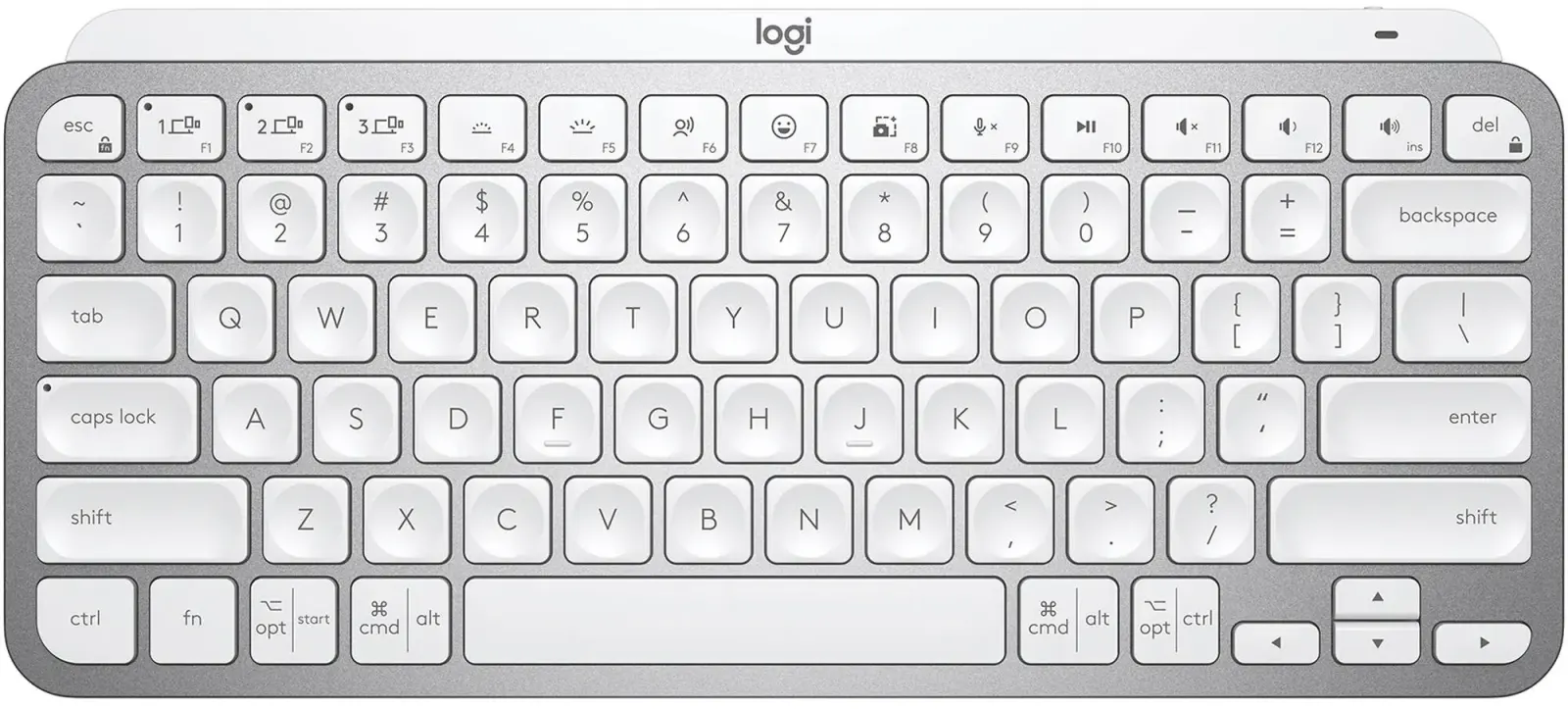 logitech, MX Keys, Keyboard Pale Grey