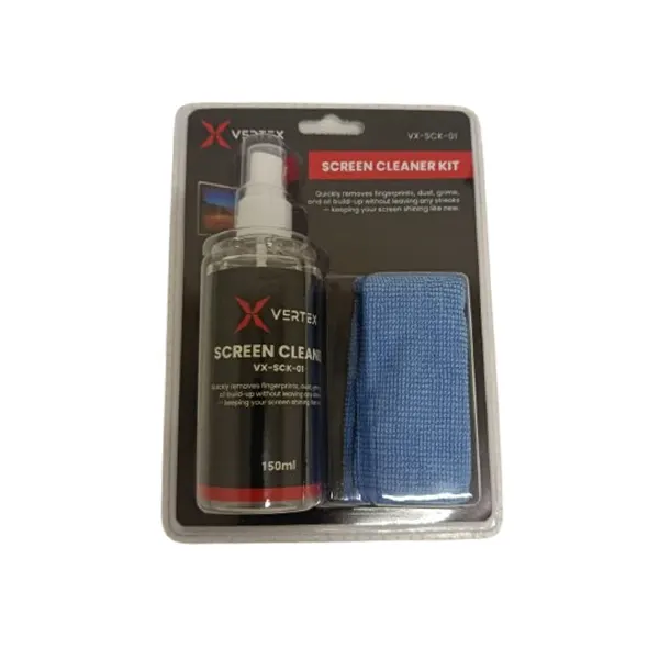 საწმენდი Vertex VX-SCK-01 2-in-1 Screen Cleaner Kit For LCD/LED Displays 150ml
