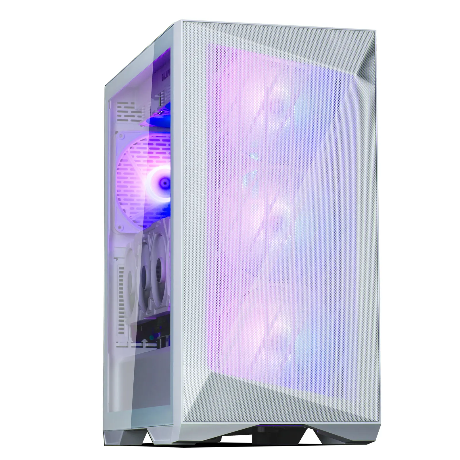 ქეისი Zalman PC case Z9 Iceberg MS without PSU, 2xUSB3.0, 2xUSB2.0, 1xUSB 3.1 Gen2 Type-C, 4x140mm ARGB, VGA 390mm, LCS ready, TG Side Panel, EATX, white