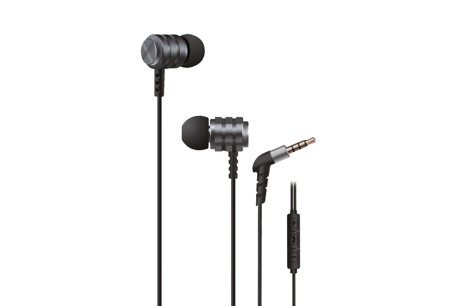 ყურსასმენი 2E X1 Extra Bass with volume control switch&mic Wired Grey