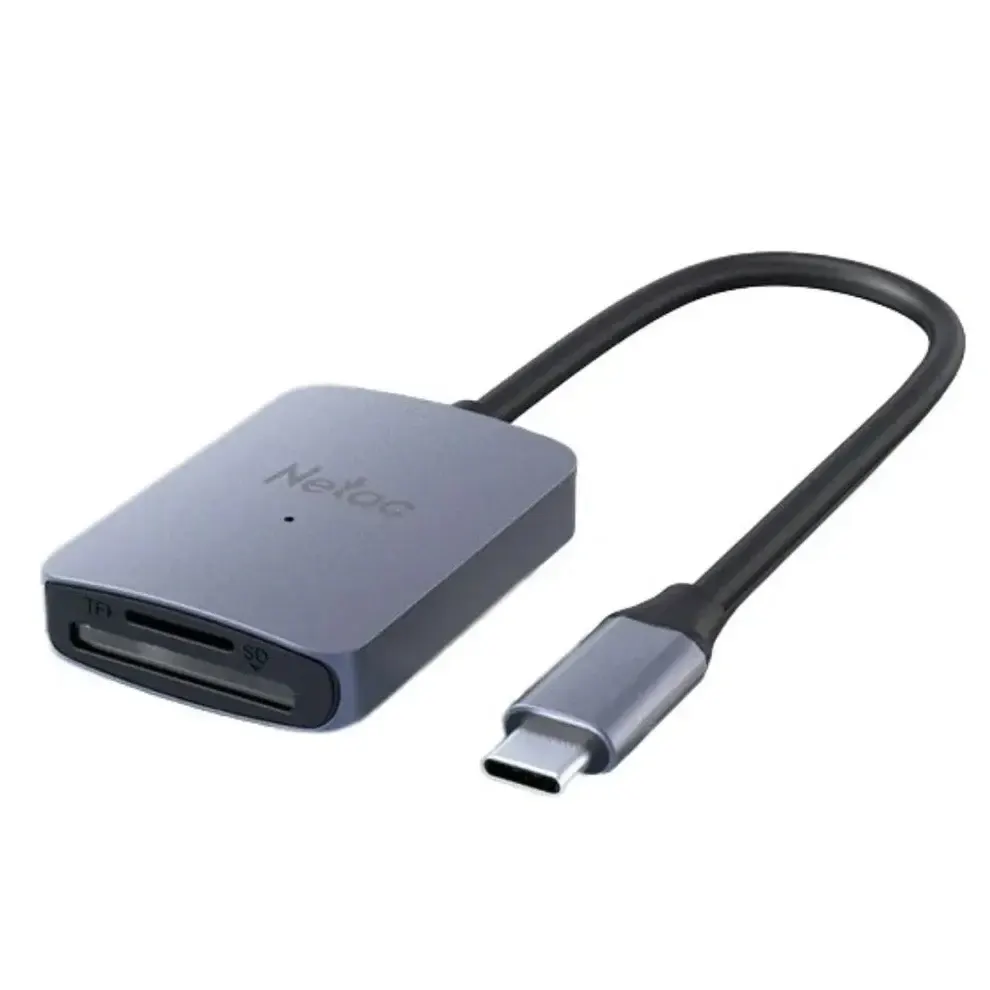 WK12, NETAC, USB Adapter, USB3.0 Type-C to mSD/SD.