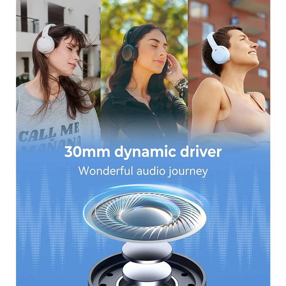 Headphones Edifier WH500WH, Headset, Wireless, Bluetooth, White