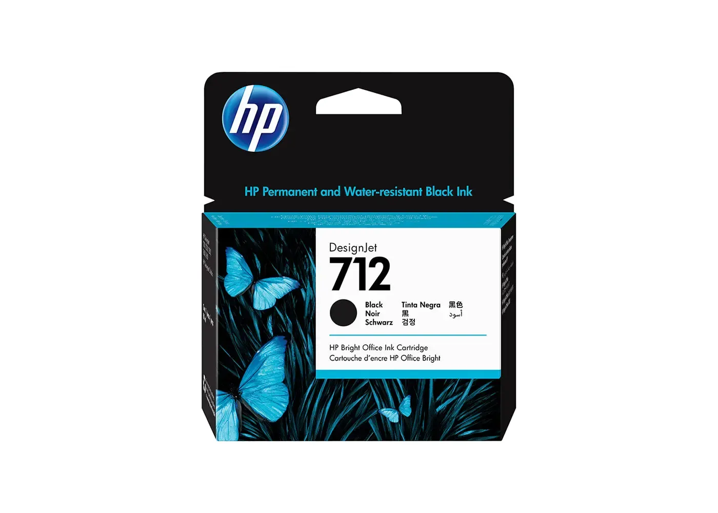 HP 712 Black Ink Cartridge 3ED71A
