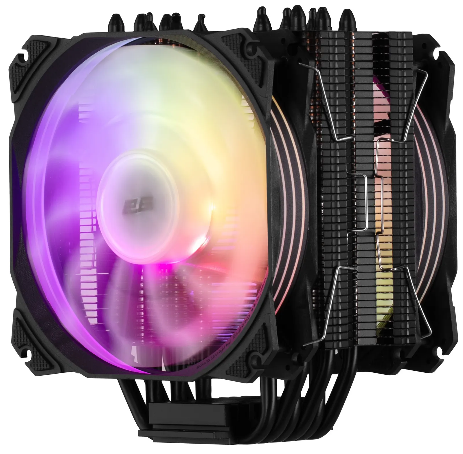 ქულერი 2E GAMING CPU cooler Air Cool AC120D6-ARGB, LGA1700, 1366, 1200, 115x, AM5, AM4, AM3, AM3+, AM2, AM2+, FM2, FM1, 4pin PWM, 3pin +5VARGB, TDP 200W