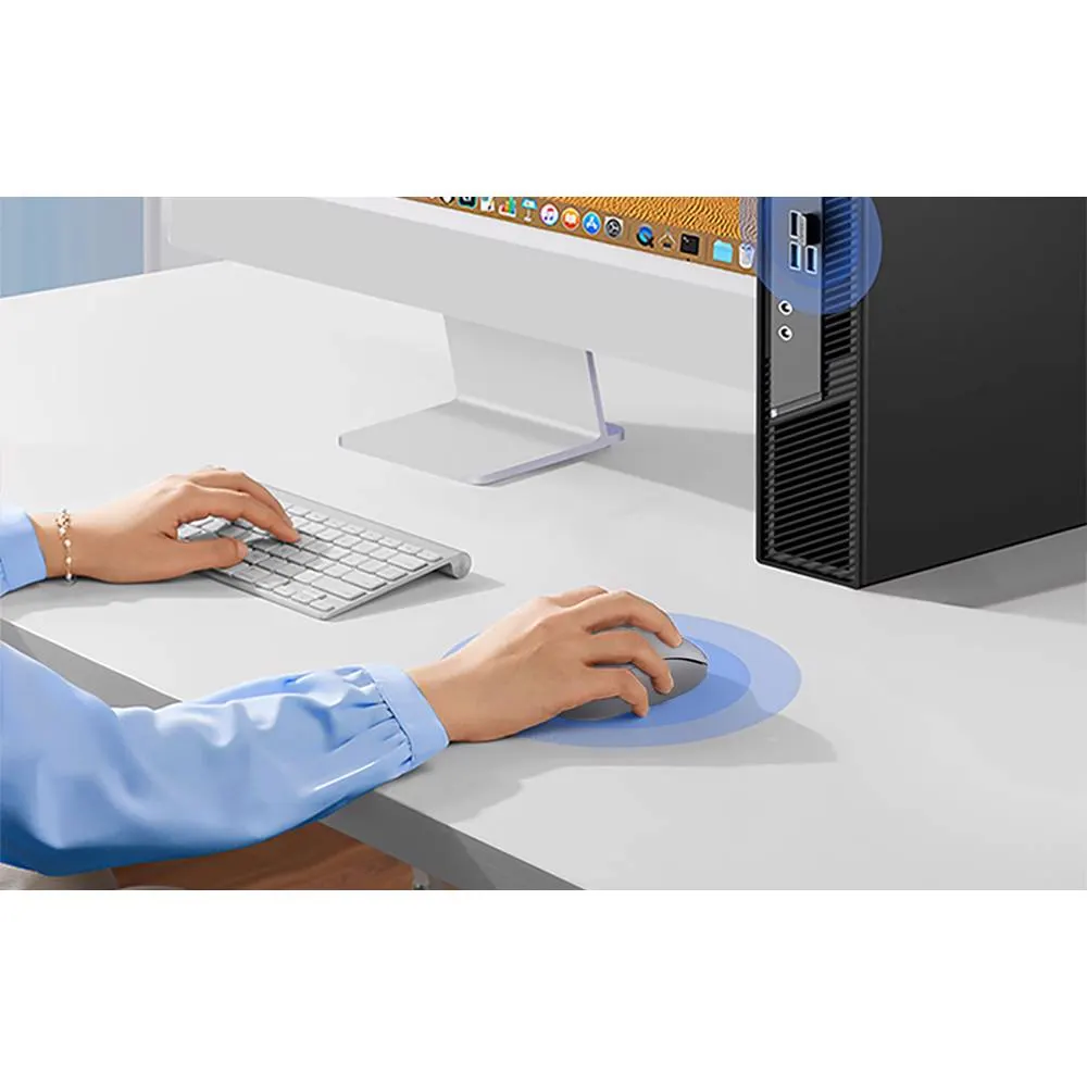 UGREEN MU105 (90669), Wireless, USB, Mouse, Moonlight Gray