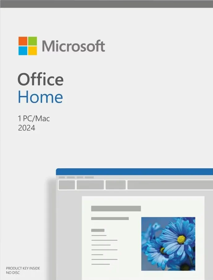 პროგრამული უზრუნველყოფა Microsoft Office Home 2024 All Lng Retail Online Central/Eastern Euro Only Dwn EP2-06797