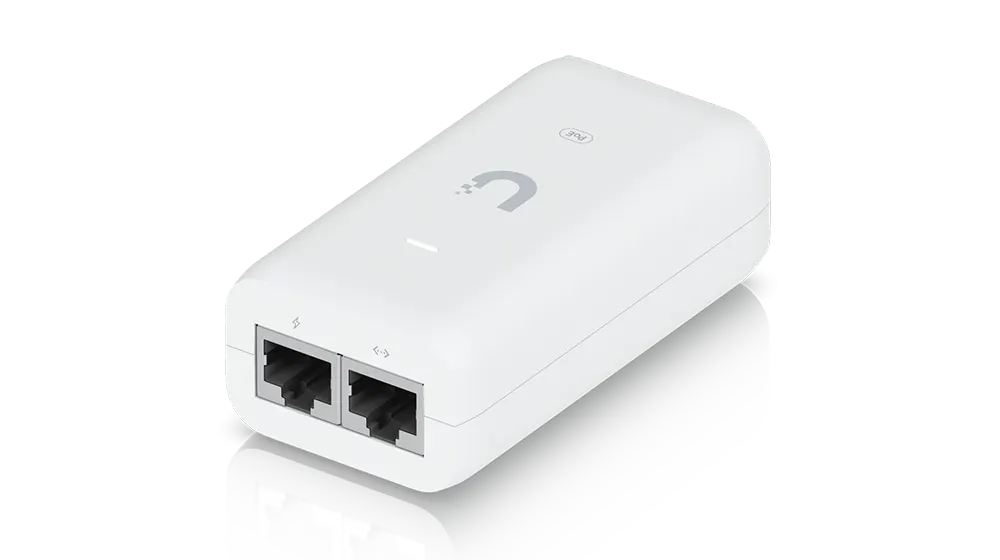 PoE ადაპტერი, U-POE, af, 15W, GbE, Ubiquiti U-POE-af-EU