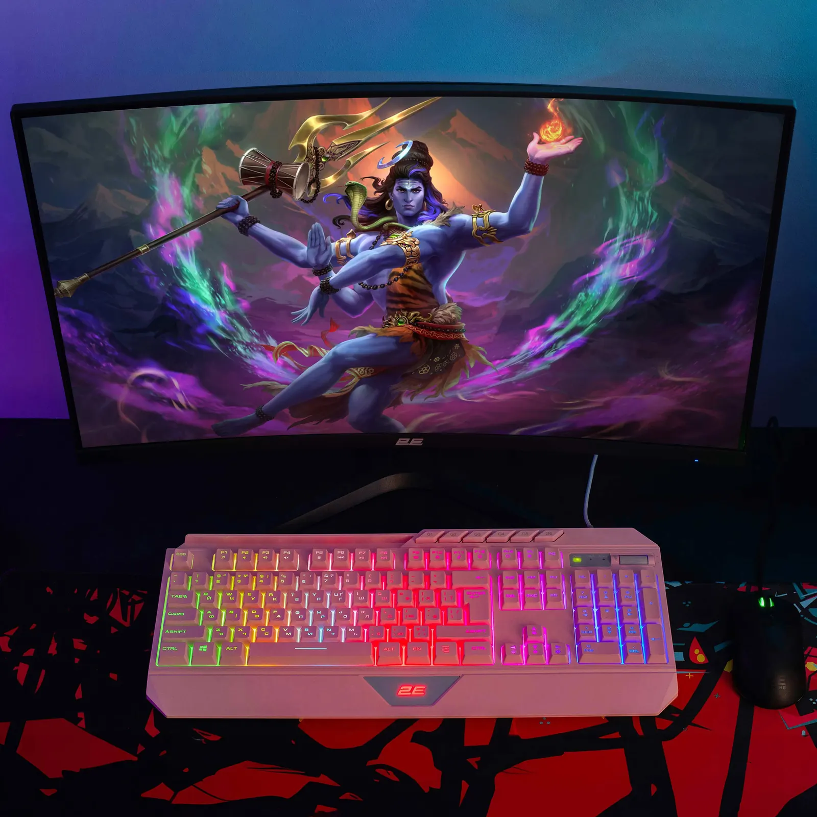 მონიტორი 2E Monitor GAMING 27" R2723BV HDMI, DP, VA, 165Hz, 6ms, CURVED, FreeSync