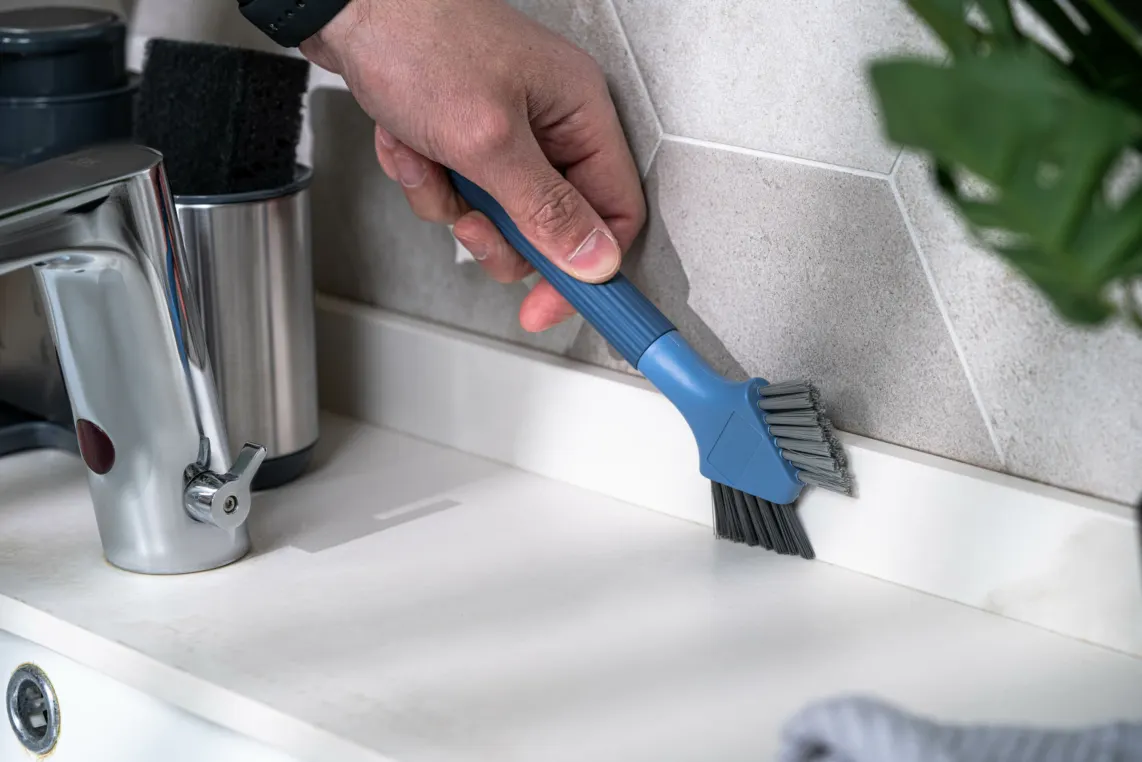 ჯაგრისი Ardesto Washing brush 2 in 1 21x8.5x2.2cm, plastic, blue