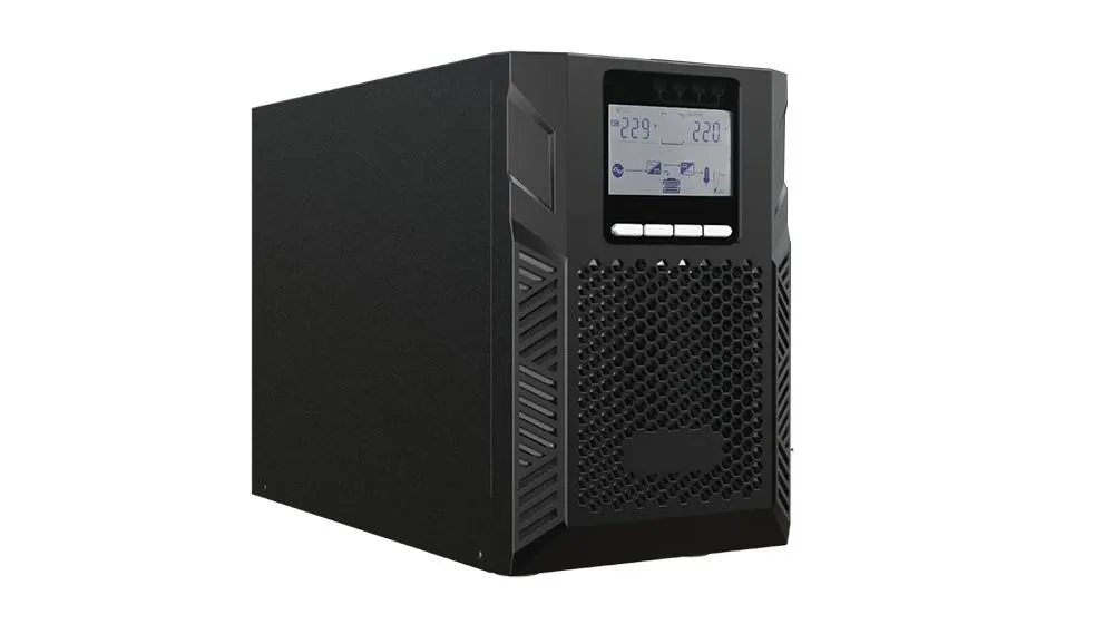 უწყვეტი კვების წყარო (UPS) - 10KVA/9KW On-line Tower, საჭიროებს 16,18,20 გარე მიერთების აკუმულატორს, KSTAR MP 10k H