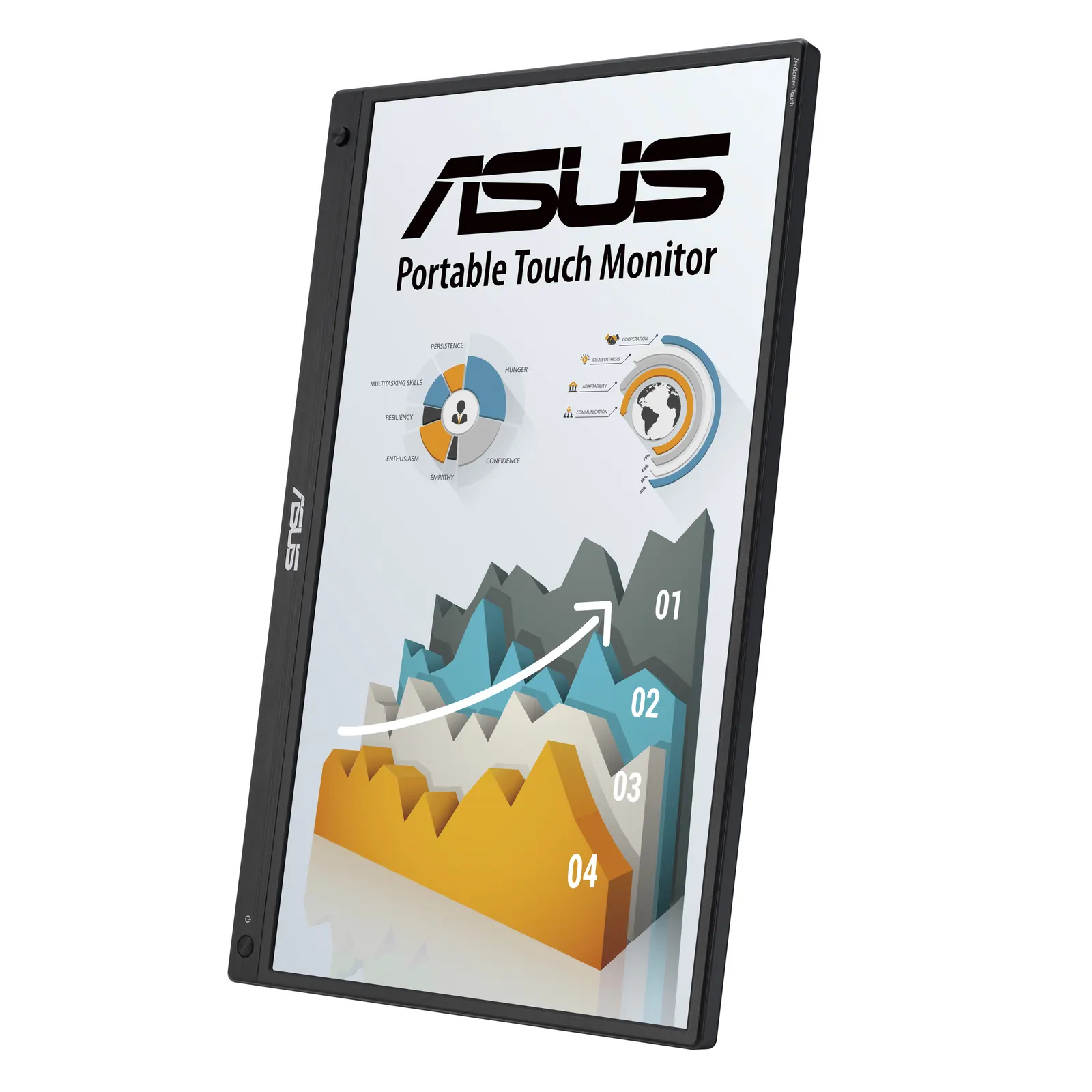 მონიტორი Monitor portable Asus 15.6" ZenScreen MB16AHT mHDMI, 2xUSB-C, MM, IPS, Touch