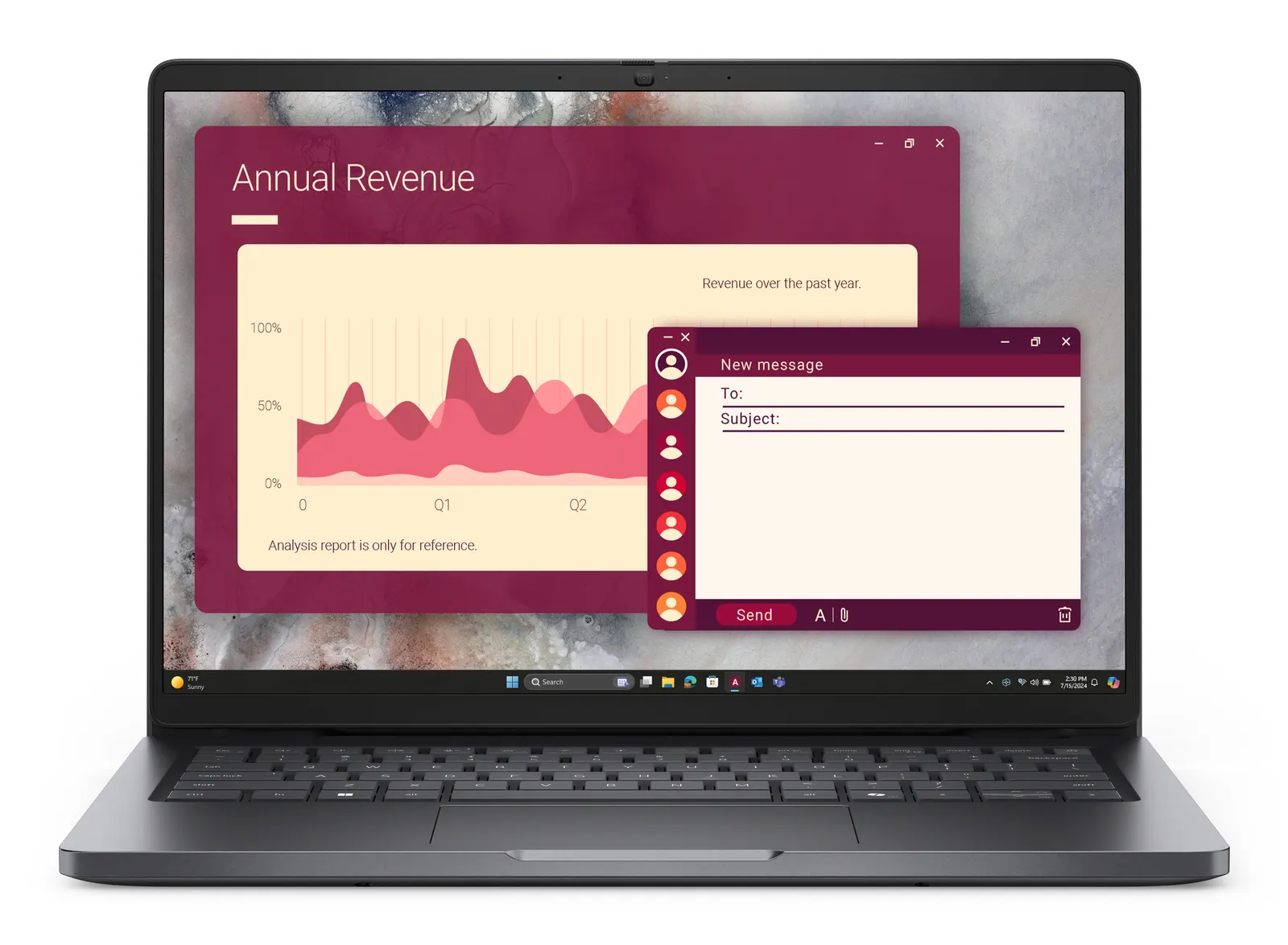 ნოუთბუქი Dell Pro 14|U7 255U|16GB|1TB SSD|FgrPr|W11 Pro|FHD IR Cam & Mic|WLAN + BT|14.0" FHD+|Backlit Kb|3 Cell|65W/Silver/3Yrw