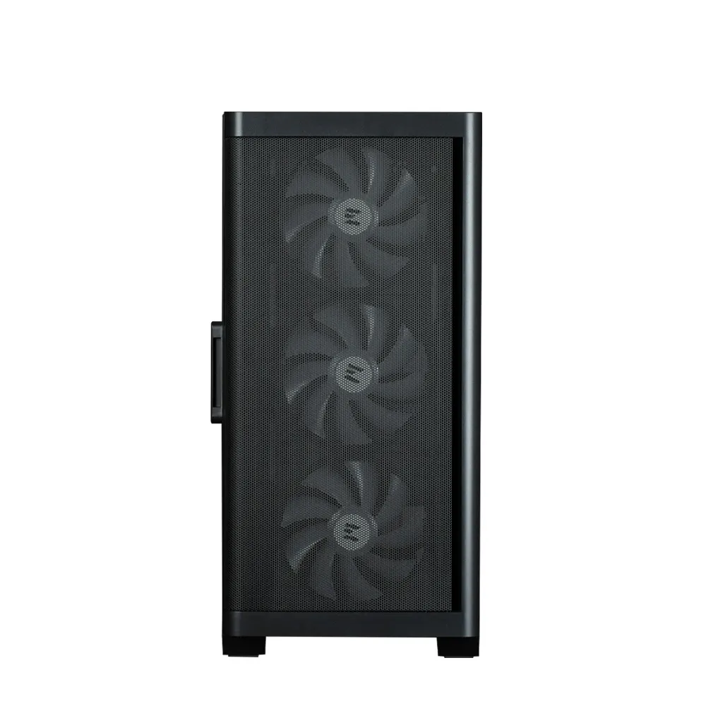 ქეისი Zalman PC case M4 without PSU, 2xUSB3.0, 1xUSB2.0, 4x120mm ARGB, VGA 320mm, LCS ready, TG Side Window, mATX, black