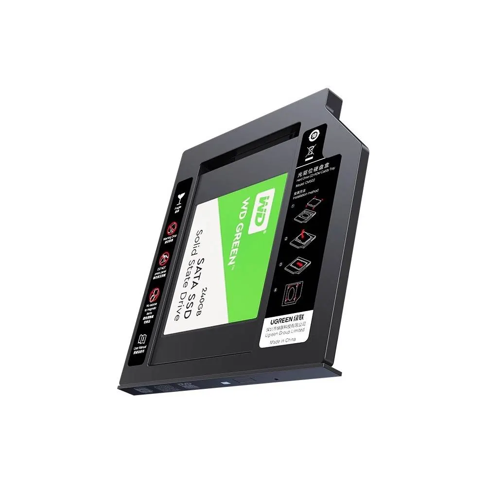 მყარი დისკის ქეისი UGREEN CM322 (70657) SATA Hard Disk Drive Caddy Tray