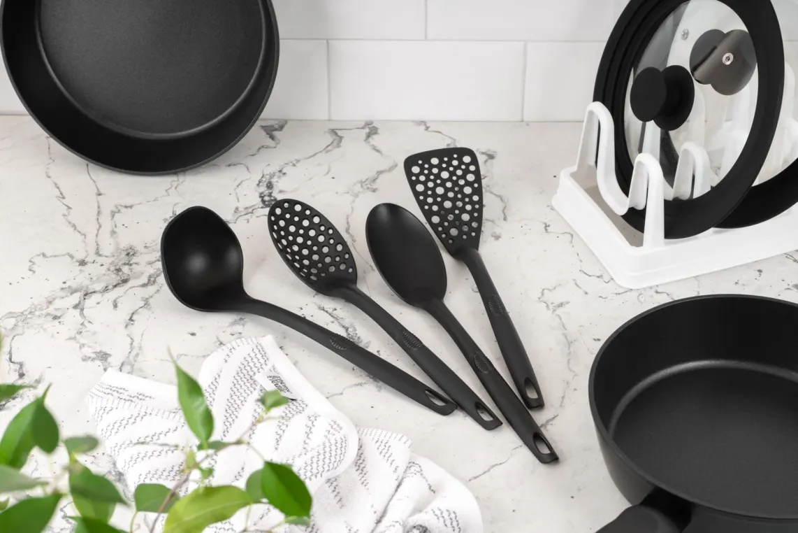 Ardesto Kitchen utensils set Gemini Gourmet, 4pcs, plastic, black
