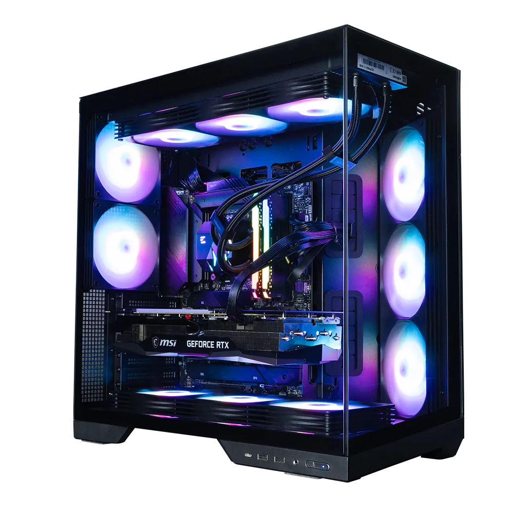 ქეისი Zalman PC case D50 without PSU, 2xUSB3.0, 1xUSBType-C, 2x120mm ARGB, 1x360mm ARGB, VGA 415mm, LCS ready, TG Side/Front Panel, ATX, black