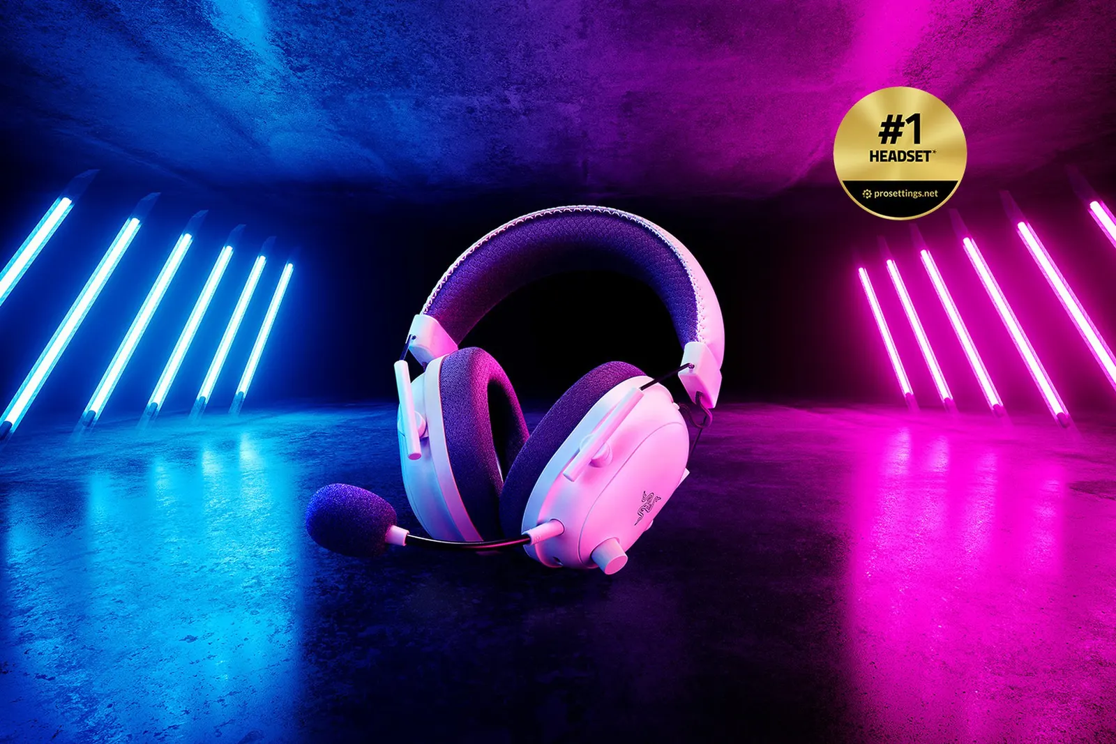 ყურსასმენი Razer Gaming Headset BlackShark V2 Pro (2023), 7.1, WL/BT, white