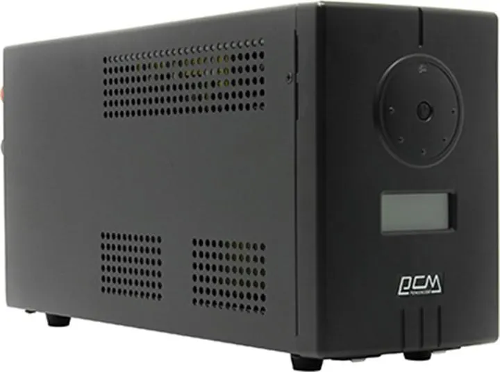 POWERCOM, Inverter, INF-1500AP, 1500VA/1050W, Offline/Standby, 2xSchuko, 208-240VAC, 24V100Ah, USB, Sinewave, Tower, Black.