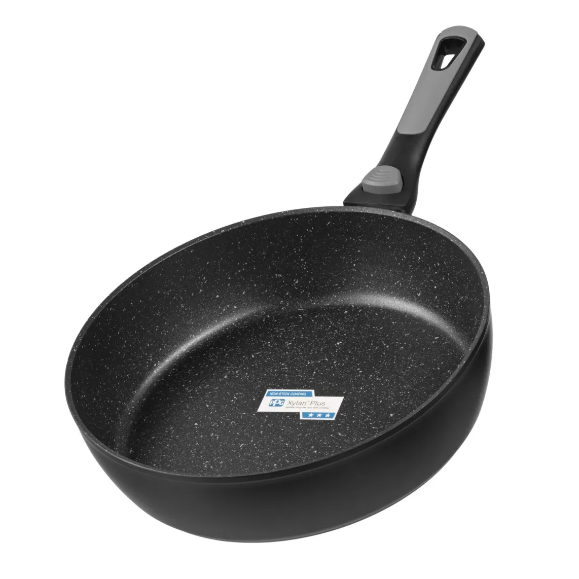 ტაფა Ardesto Deep Fry pan with removable handle Gemini Bari, 28cm, aluminium, black