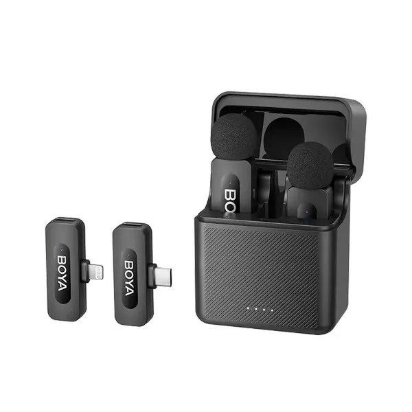 მიკროფონი BOYA BY-V3 Dual-Channel Wireless Microphone