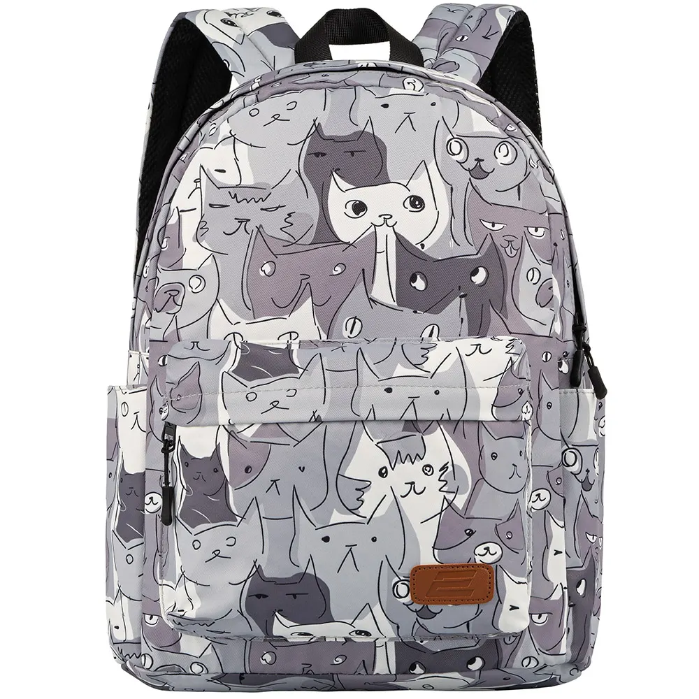 2E Backpack, TeensPack Cats, Gray