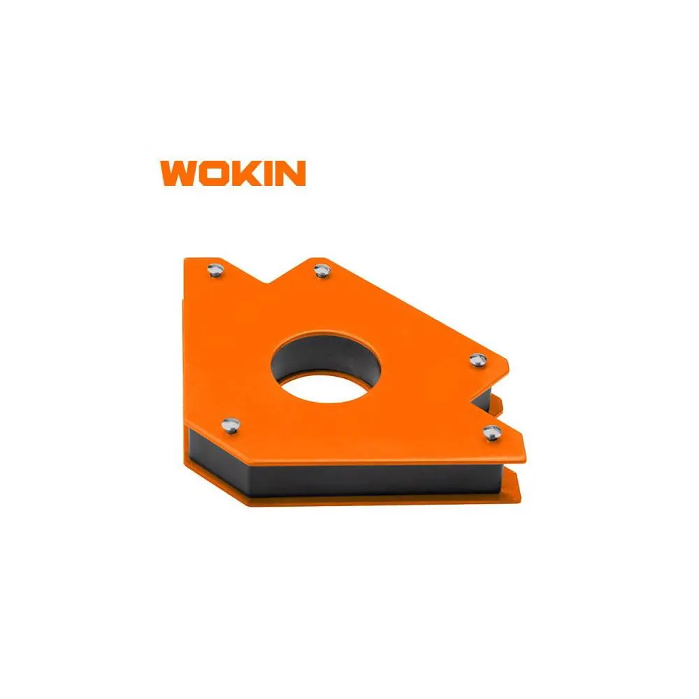 კუთხის მაგნიტური დამჭერი Wokin 585050, 50LBS, Magnetic Welding Holder, Orange
